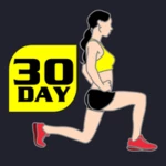 30 day lunge challenge free android application logo